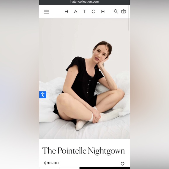 Hatch Pointelle Nightgown🌙 - Picture 4 of 6